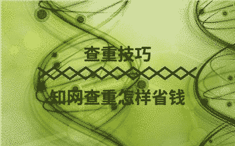 學術查重怎樣省錢