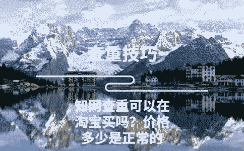 學術查重可以在淘寶買嗎?價格多少是正常的