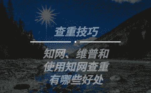 使用學(xué)術(shù)查重有哪些好處