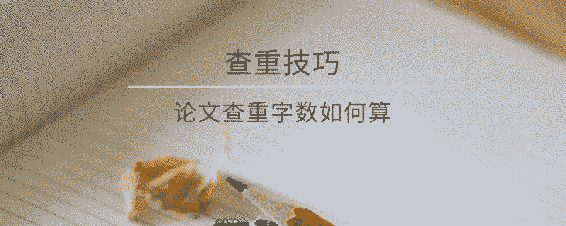 論文查重字數如何算