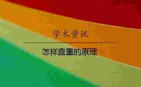 怎樣查重的原理